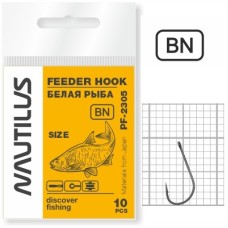 Крючок Nautilus Feeder Hook Белая Рыба №12 PF-2305